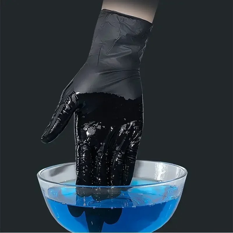 1/100pcs Disposable Black Glov - Latex Disposable Glove review and price